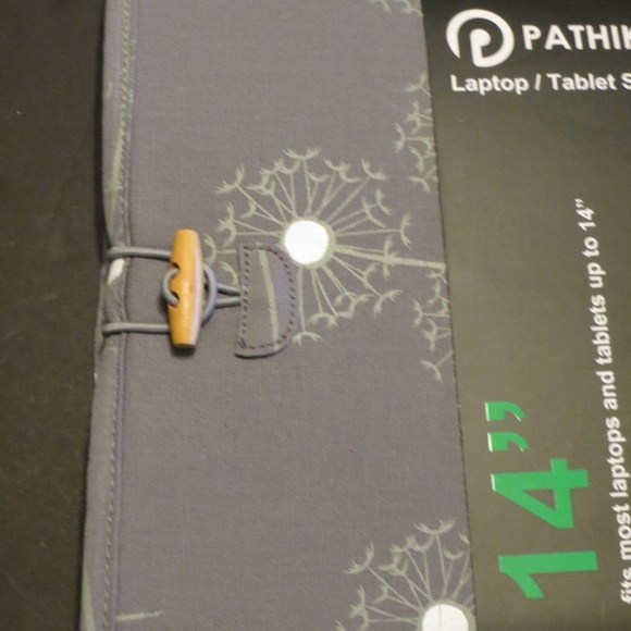 pathika laptop tablet canvas sleeve dandelions - Picture 3 of 8